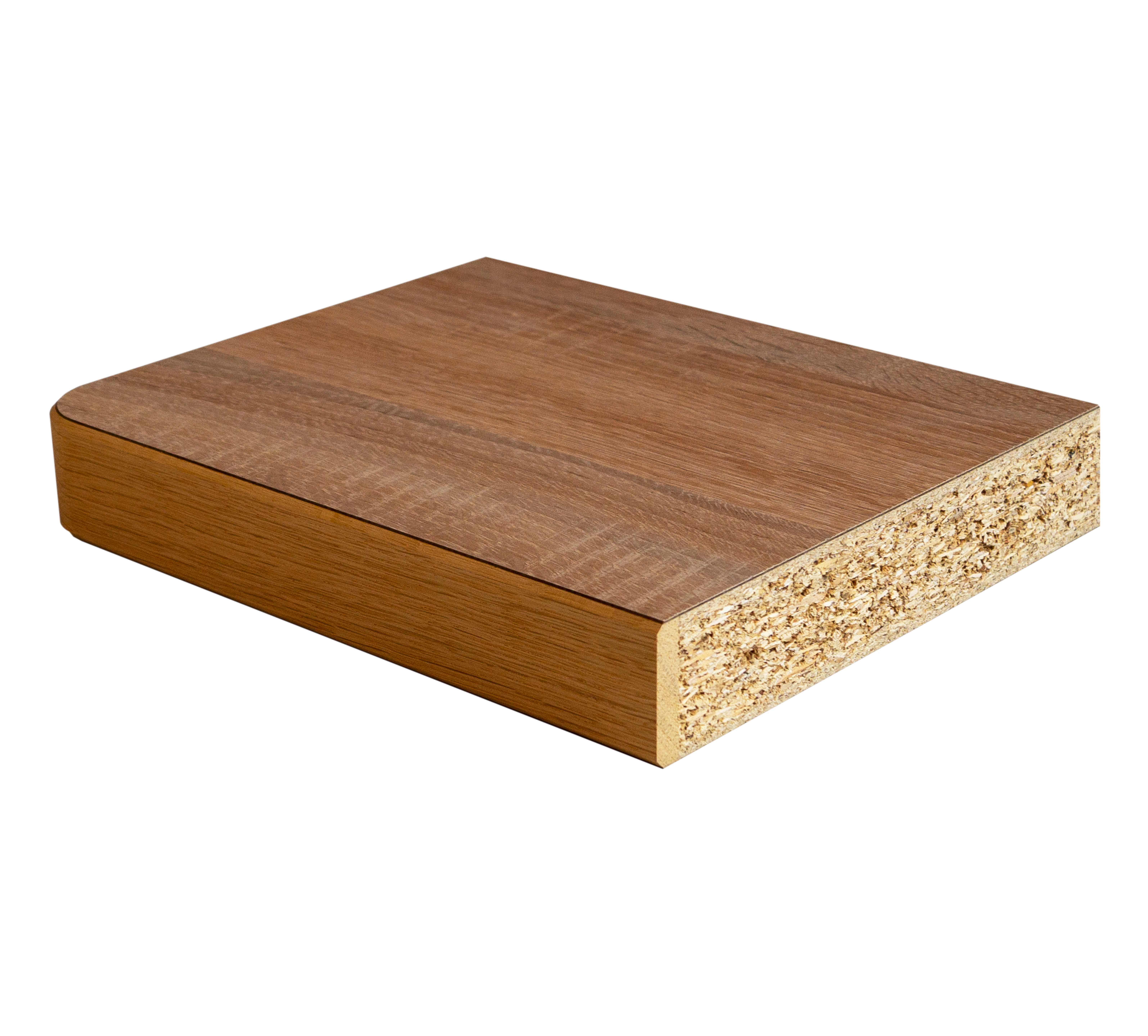 Spanplatte E1 - HPL belegt mit Massivholzkante